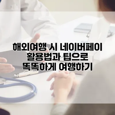 해외여행 시 네이버페이 활용법과 팁으로 똑똑하게 여행하기